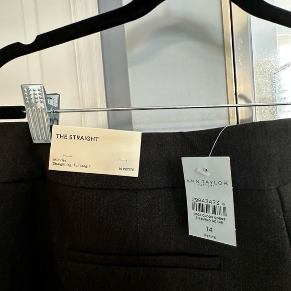 Brand new Ann Taylor Factory “the straight” work pants. Size 14p. - Picture 2 of 4